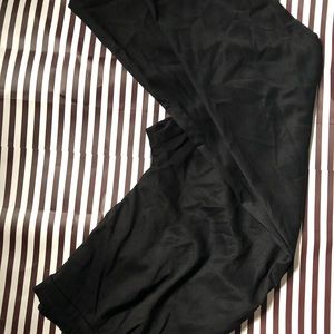 Black ankle length khaki style pants